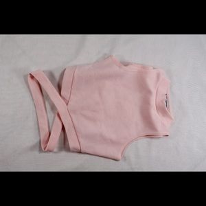 Baby pink crop top